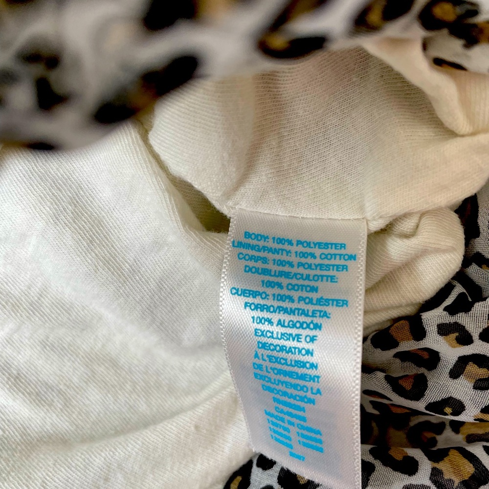 Leopard Print Blouse Dress for Infant Toddler by Place - Picture 6 of 7